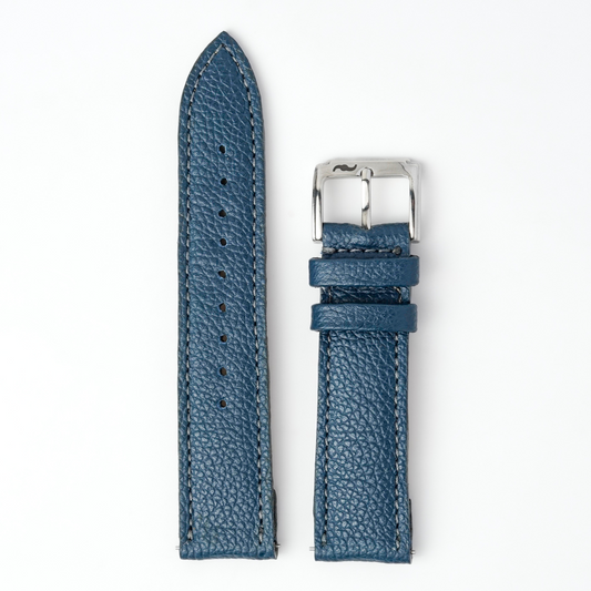 Marikina Pebbled Leather - Blue