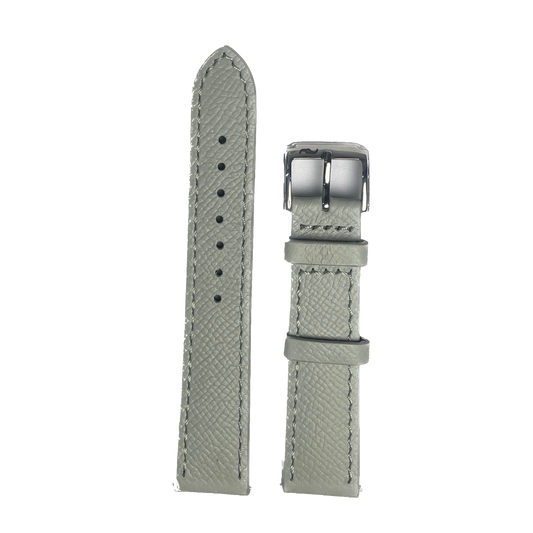 Epsom Leather Strap - Gray