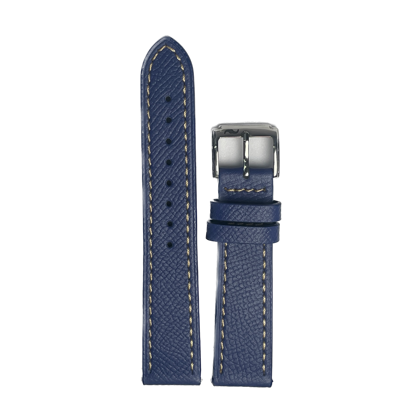 Epsom Leather Strap - Blue