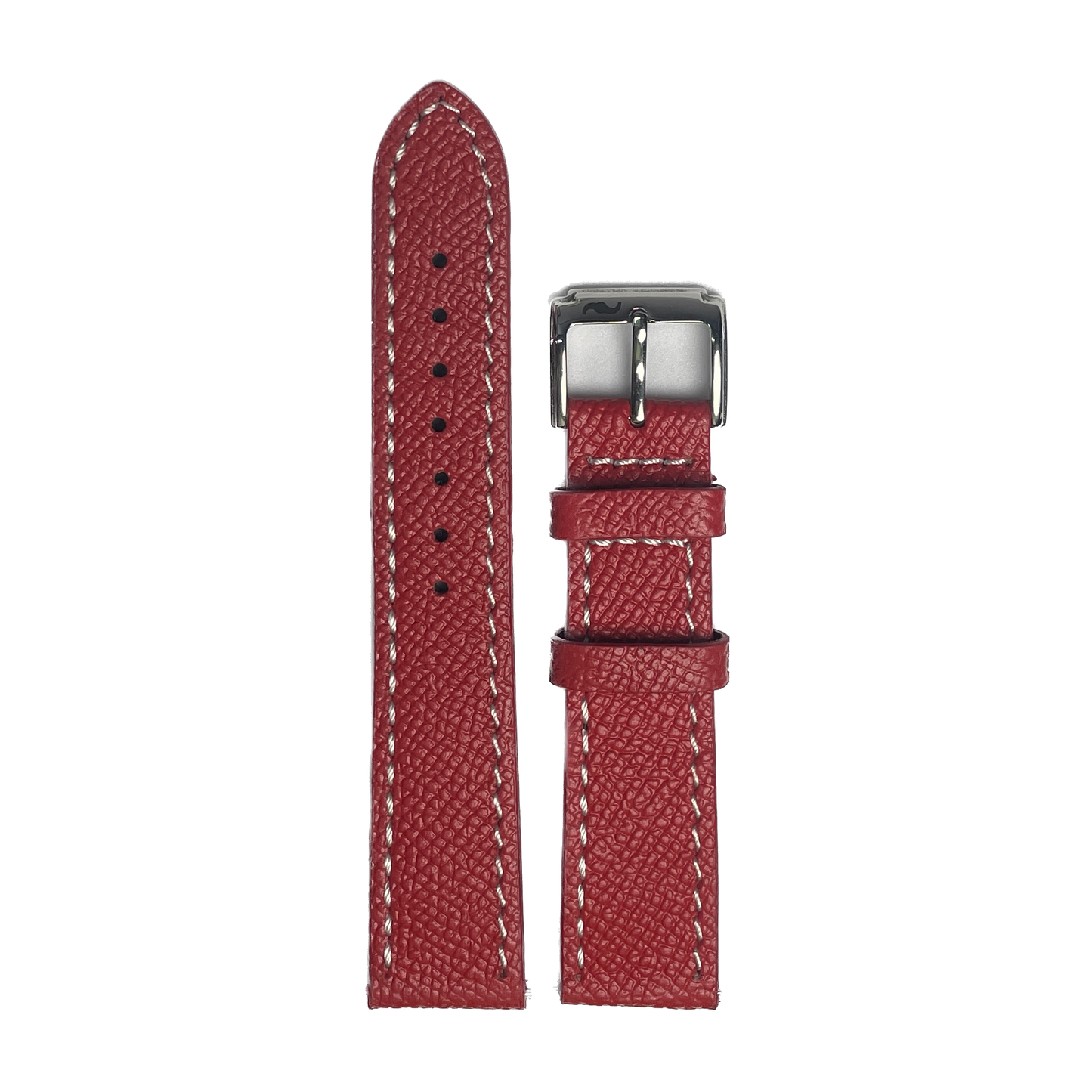 Epsom Leather Strap - Red