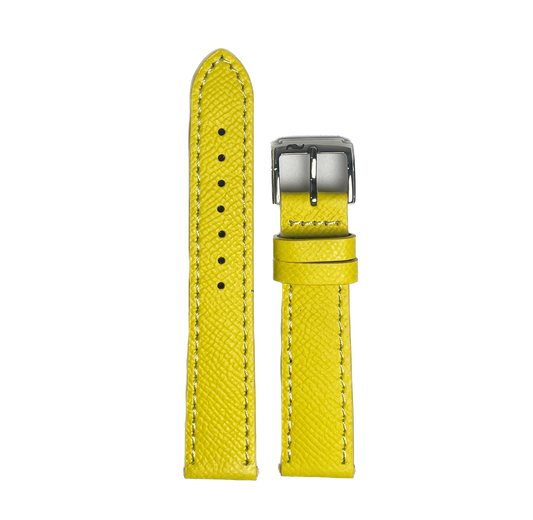 Epsom Leather Strap - Yellow