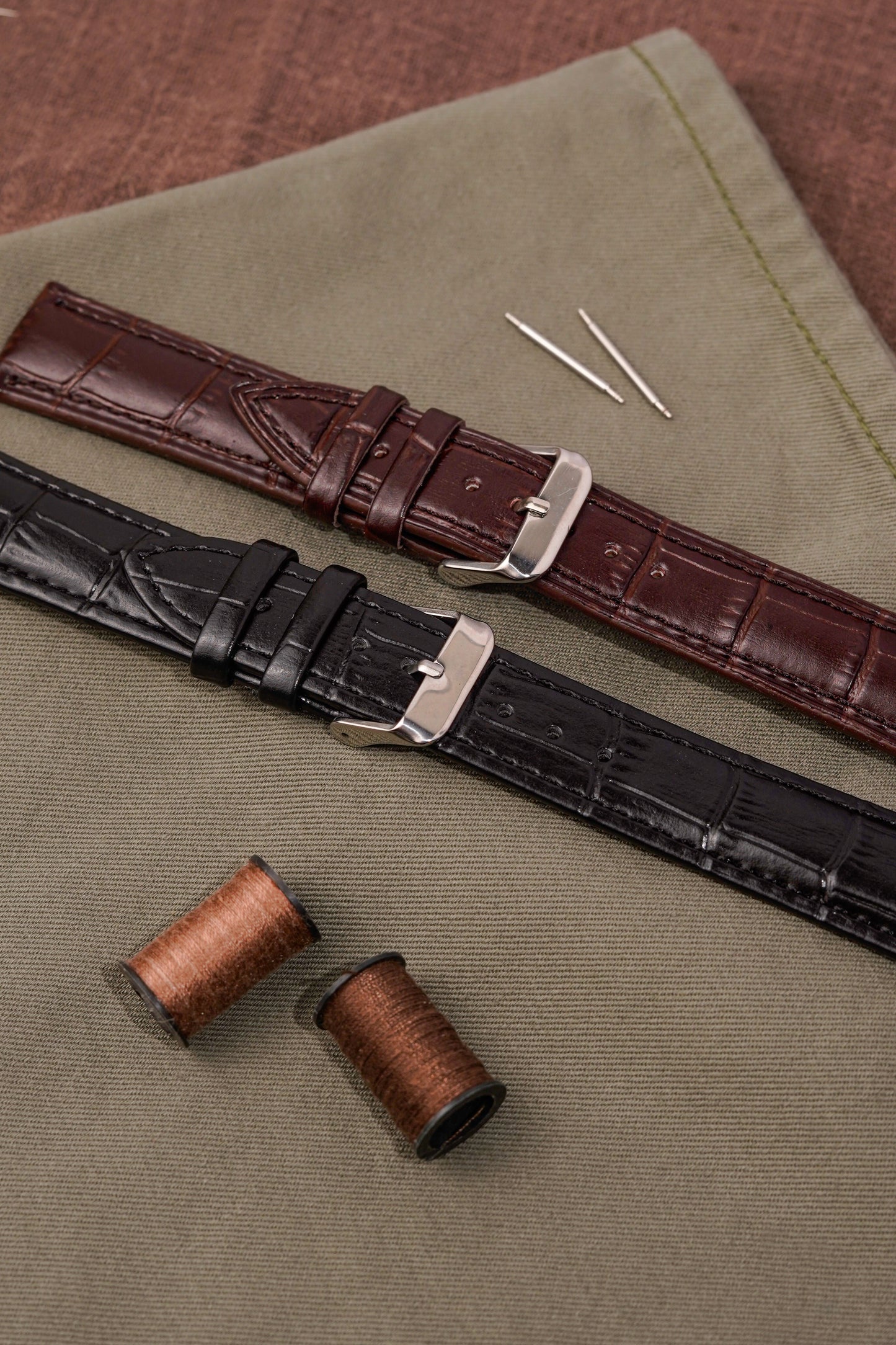 Crocodile Strap - Black