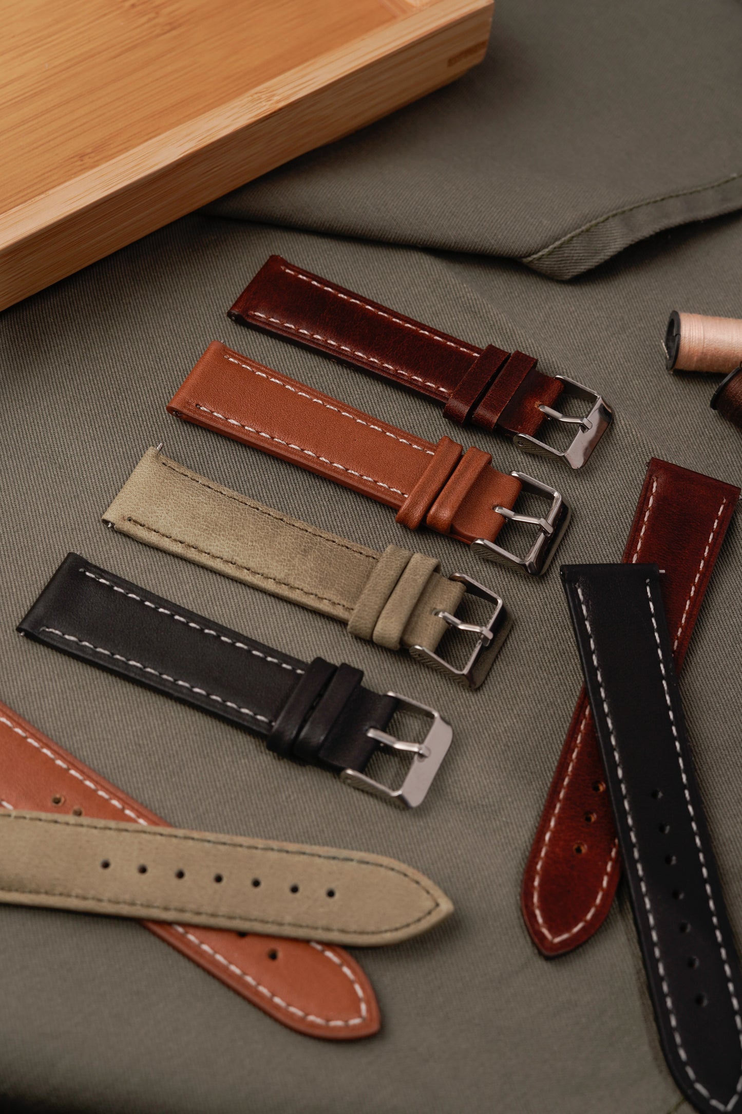 Swift Leather Strap - Dark Brown